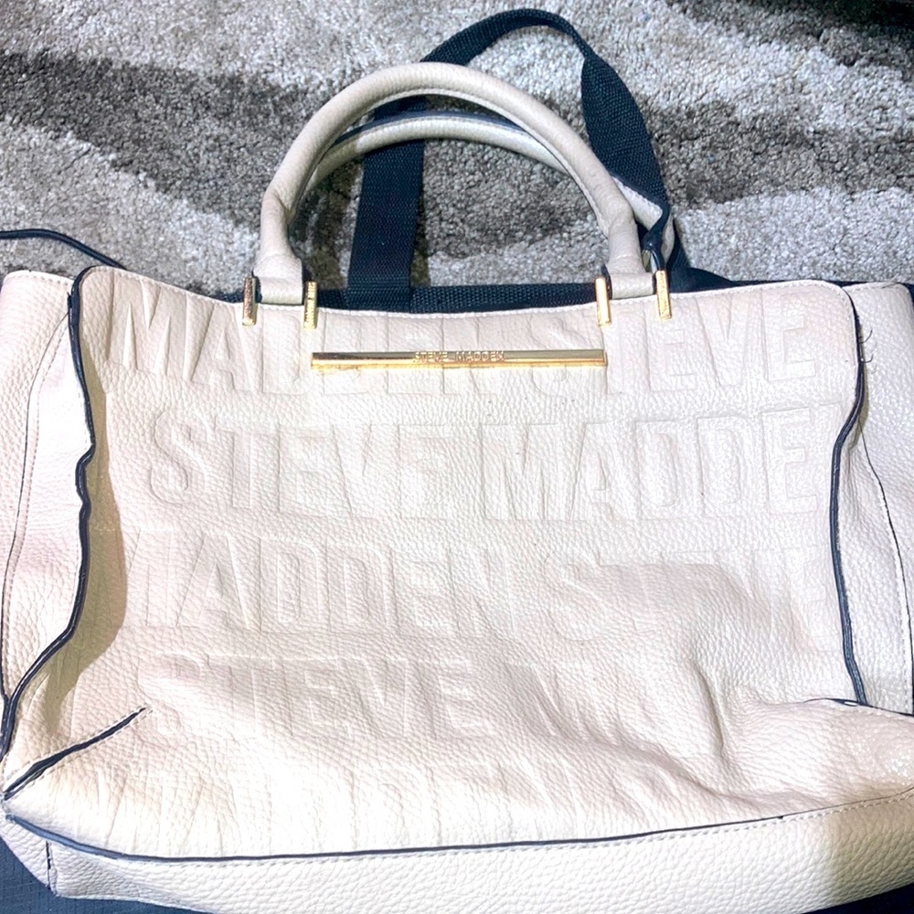 Steve Madden handbag white